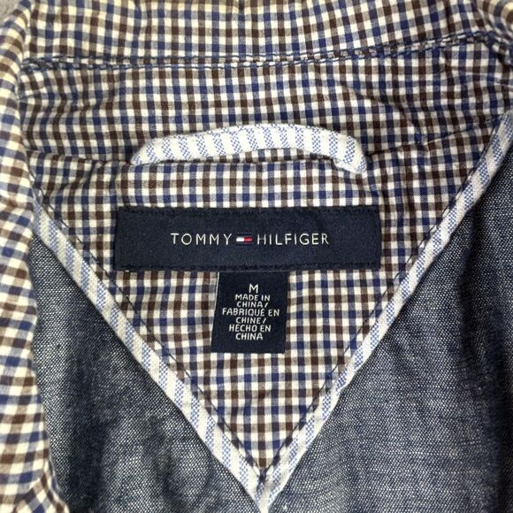 Tommy Hilfiger Sport Coat Blazer Mens Medium Gingham Special Edition Two Button - Picture 5 of 16